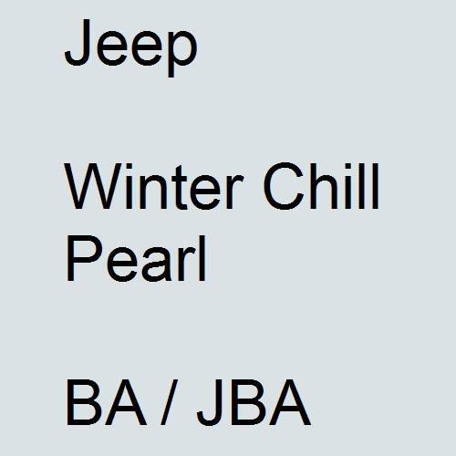 Jeep, Winter Chill Pearl, BA / JBA.